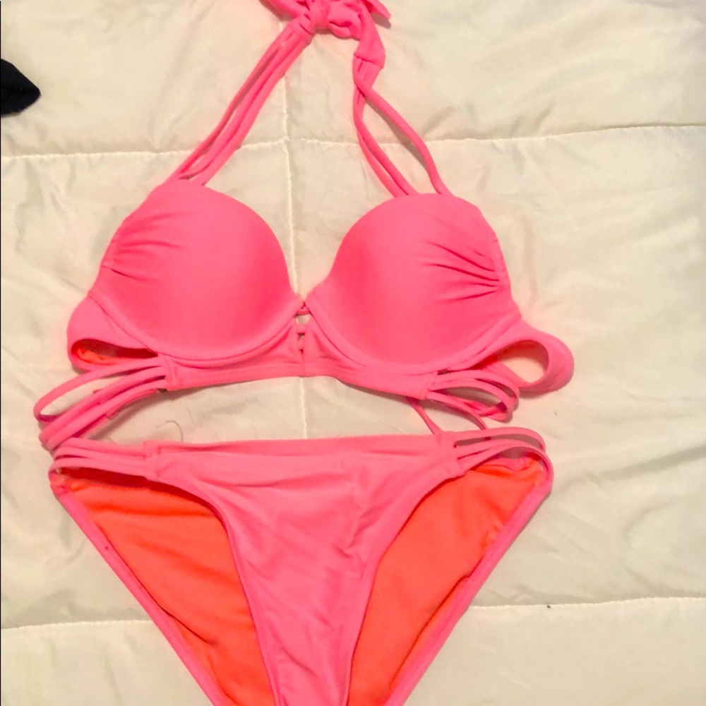 Pink bathing suit